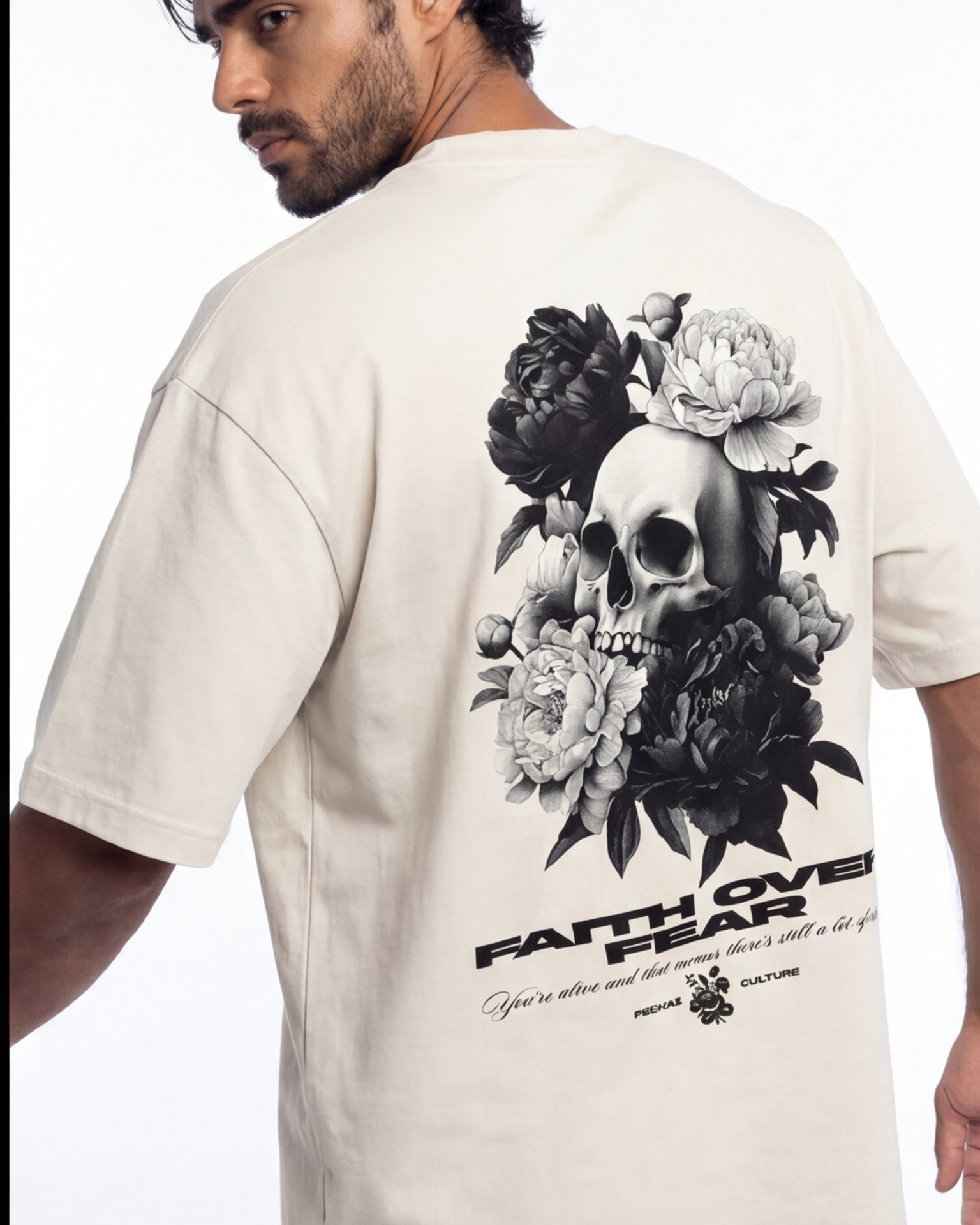 Camiseta Faith Over Fear · Fe Antes Que Miedo