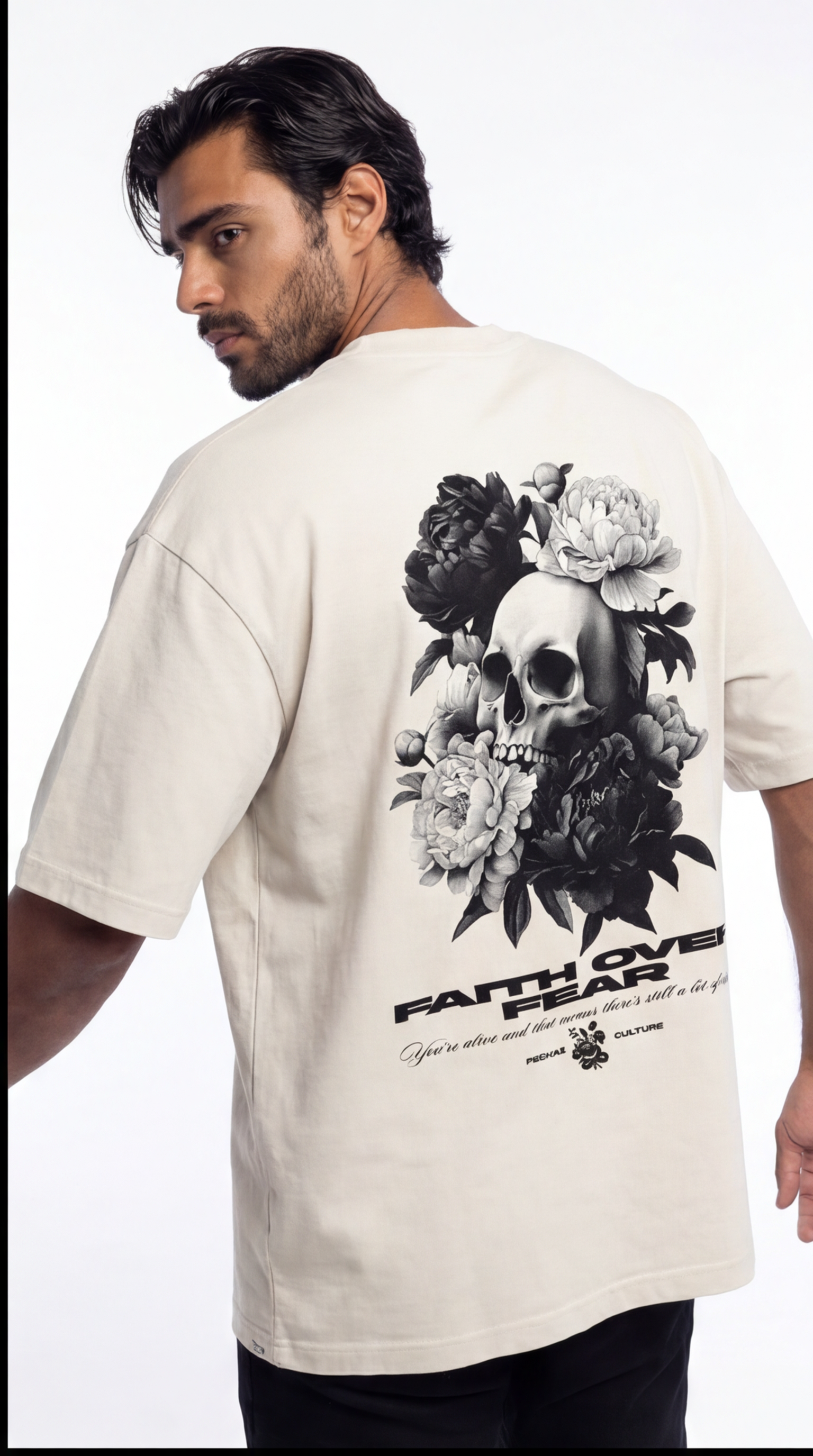 Camiseta Faith Over Fear · Fe Antes Que Miedo