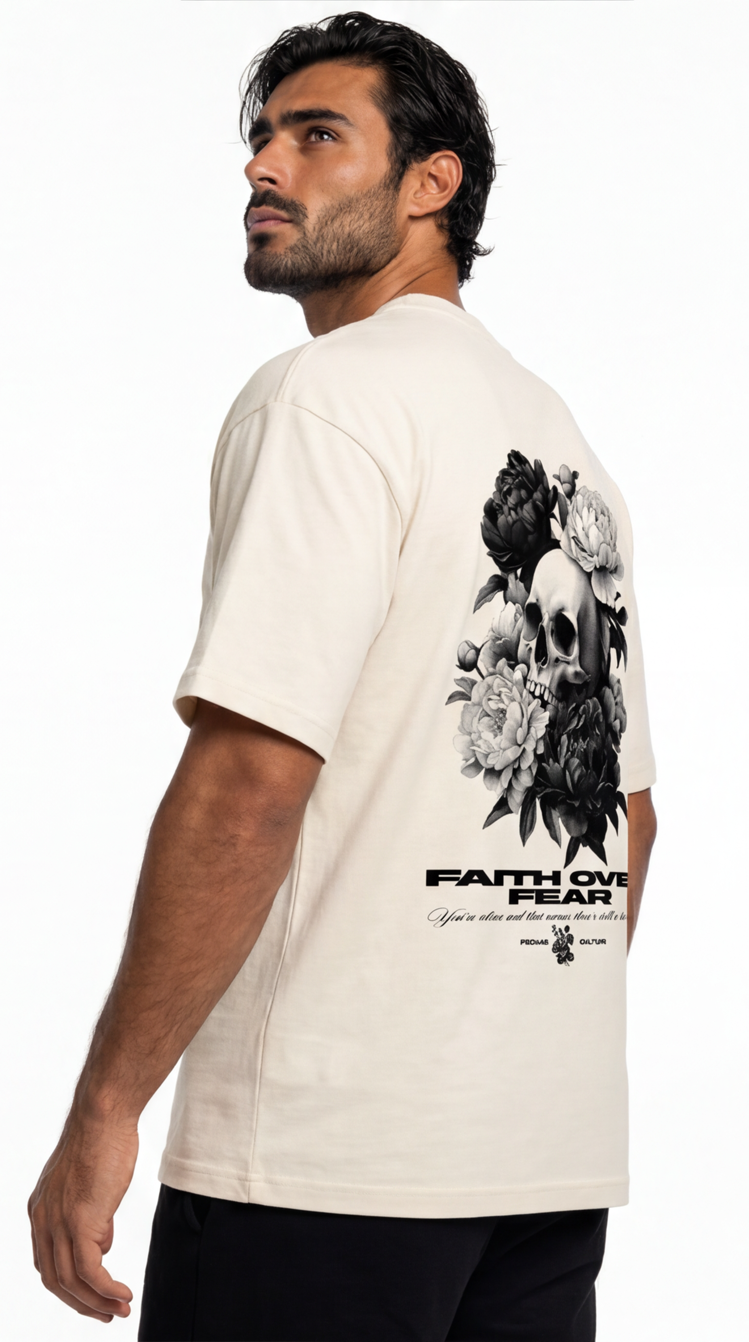 Camiseta Faith Over Fear · Fe Antes Que Miedo