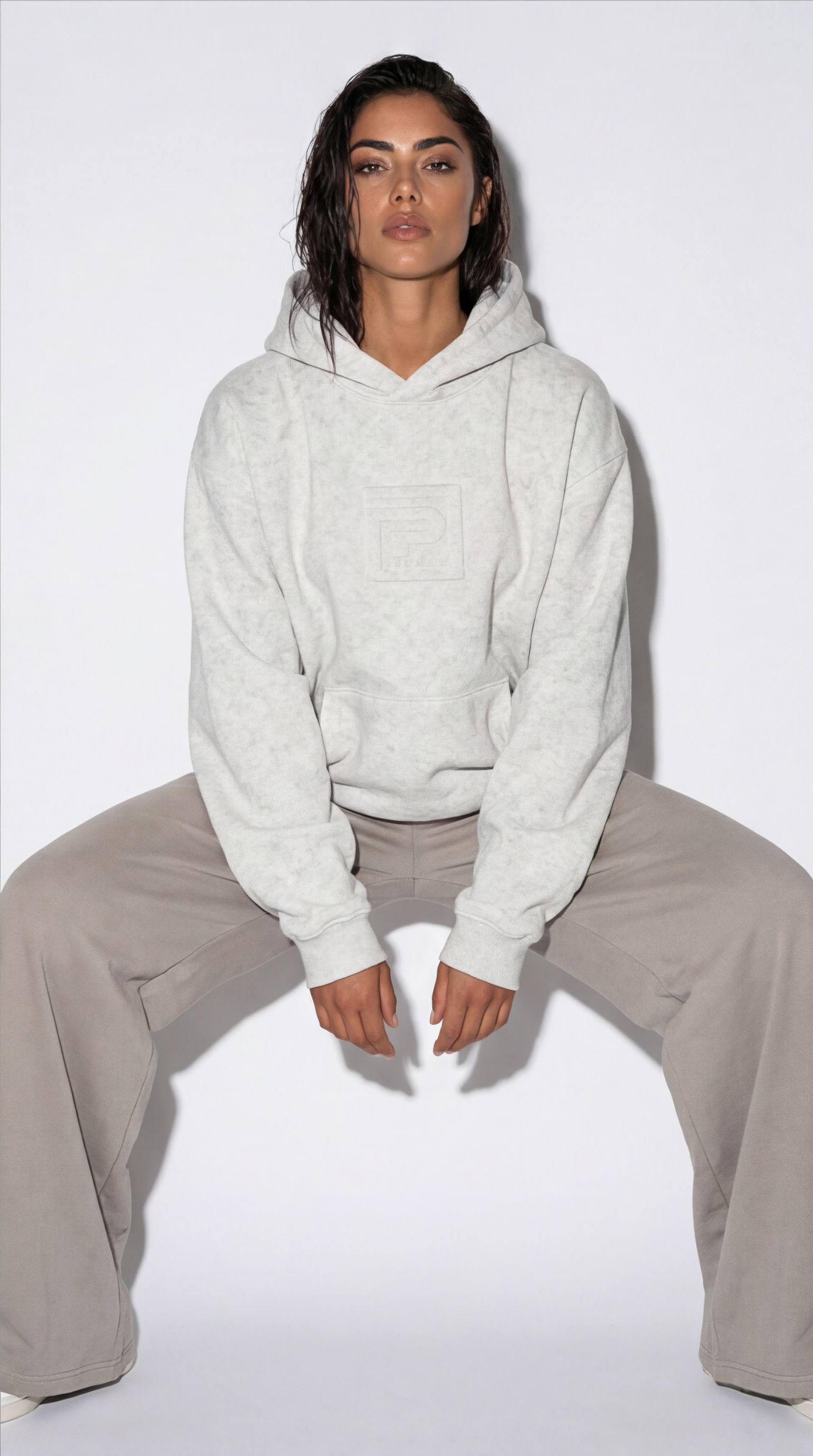 Sudadera Oversize Praetorium Alba Aeterna · Streetwear Premium