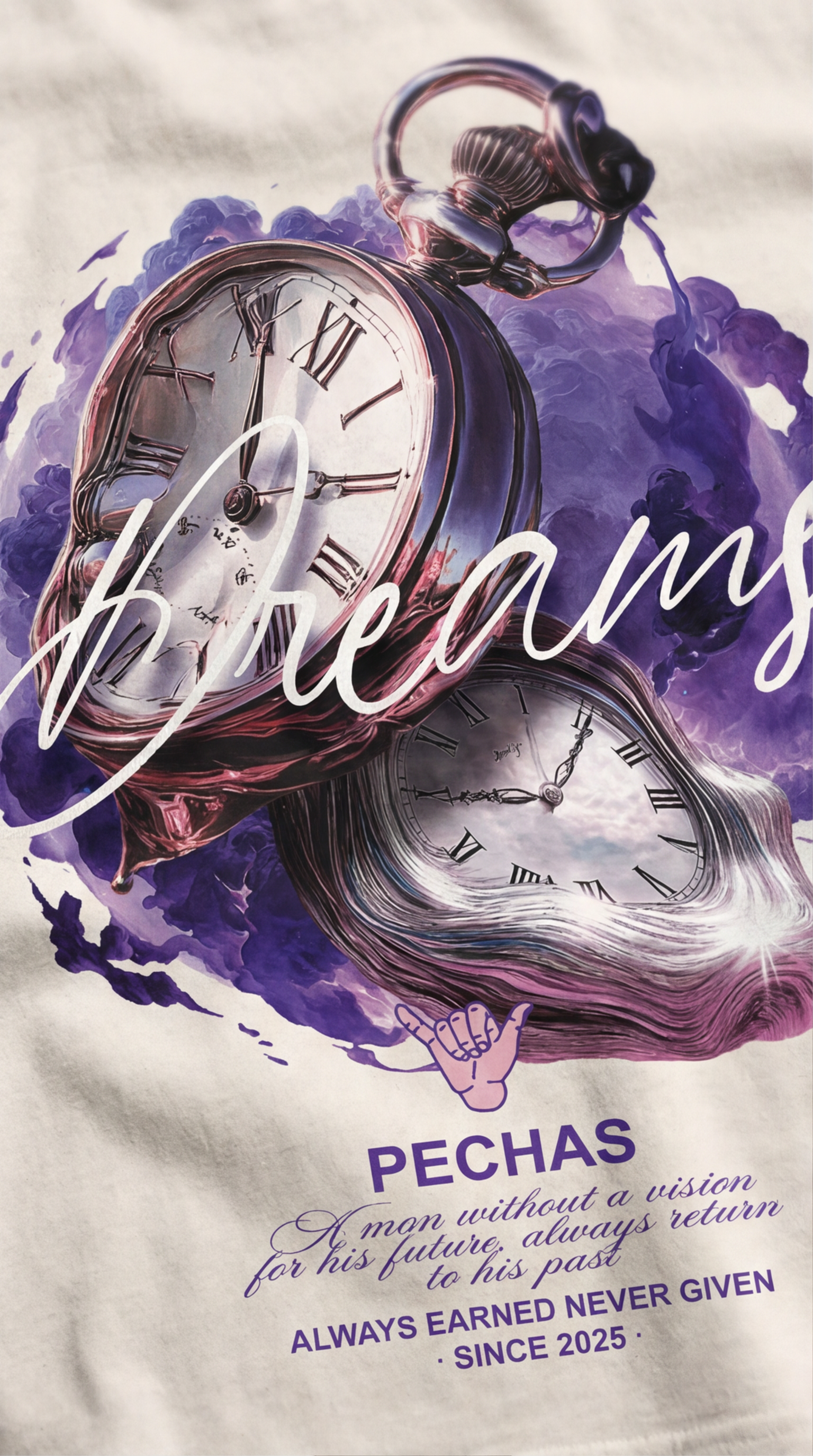 Camiseta Dreams · Camiseta Motivacional Streetwear