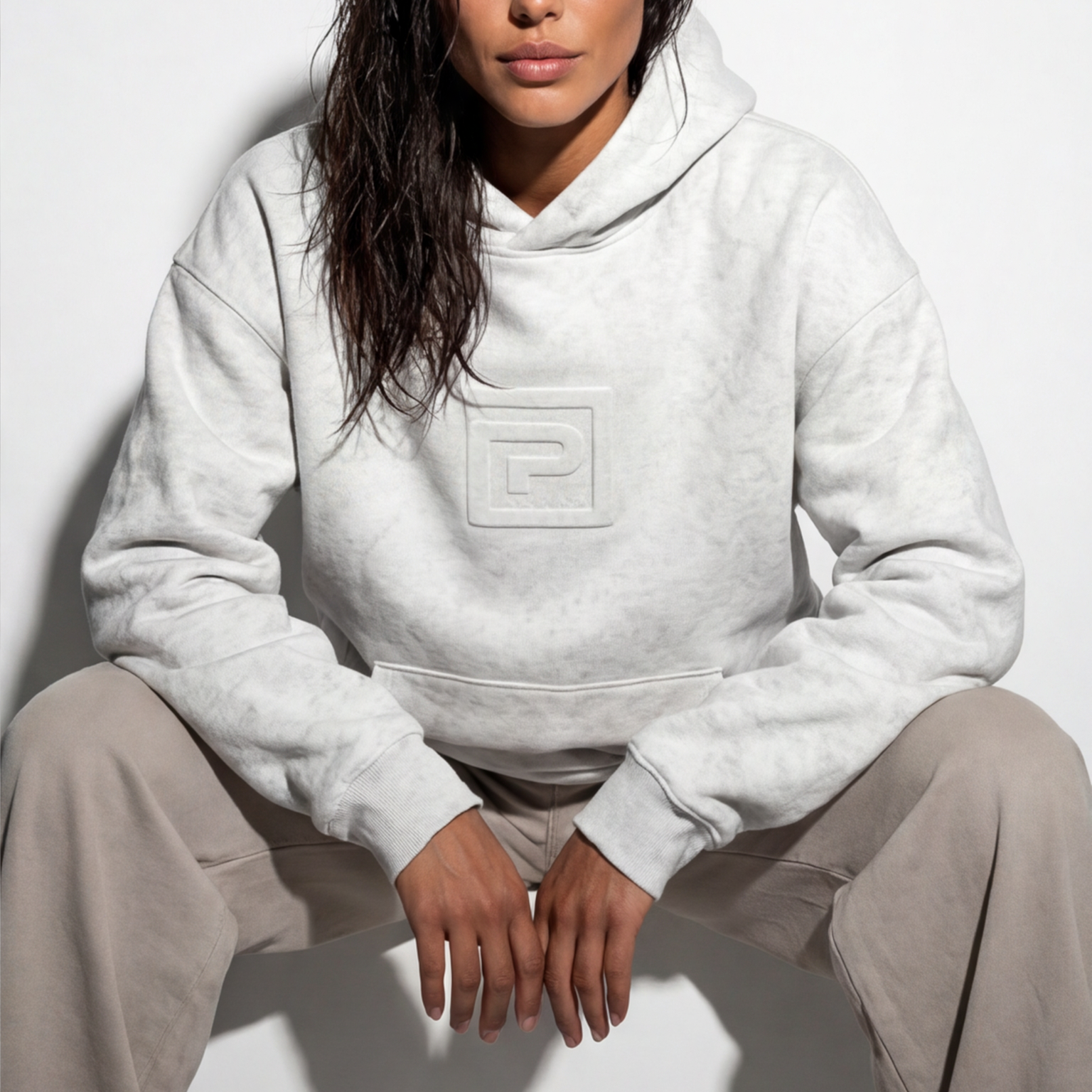 Sudadera Oversize Praetorium Alba Aeterna · Streetwear Premium