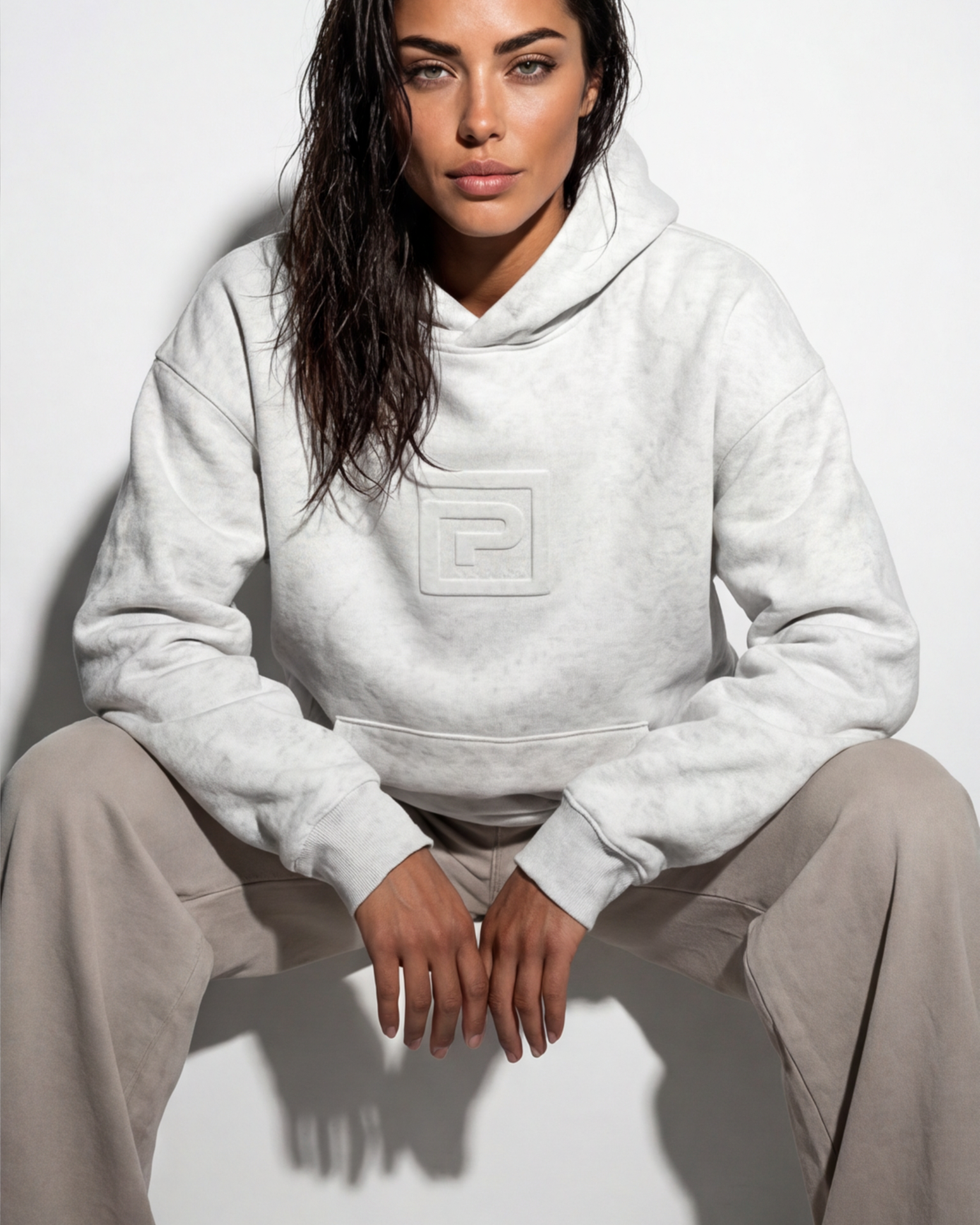 Sudadera Oversize Praetorium Alba Aeterna · Streetwear Premium