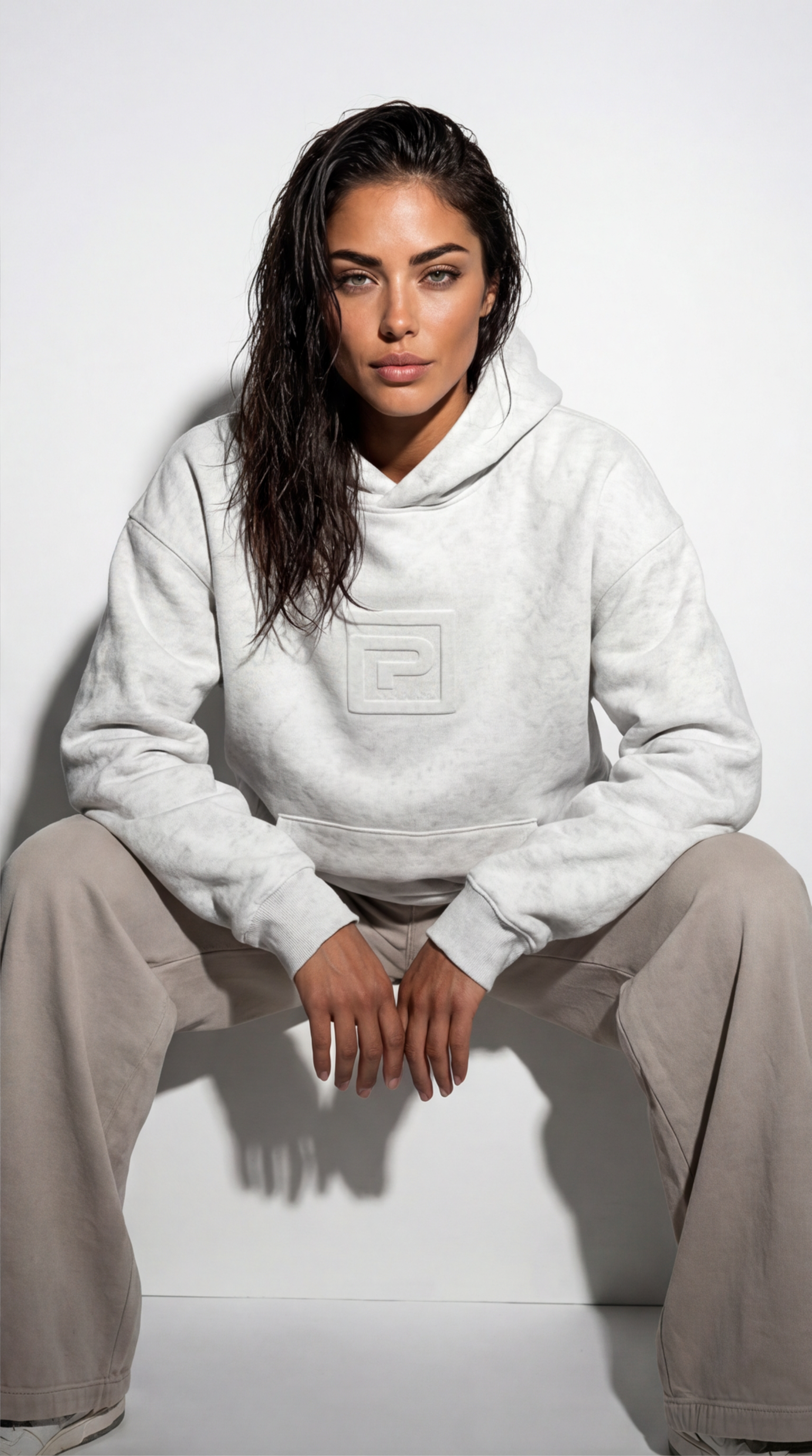 Sudadera Oversize Praetorium Alba Aeterna · Streetwear Premium