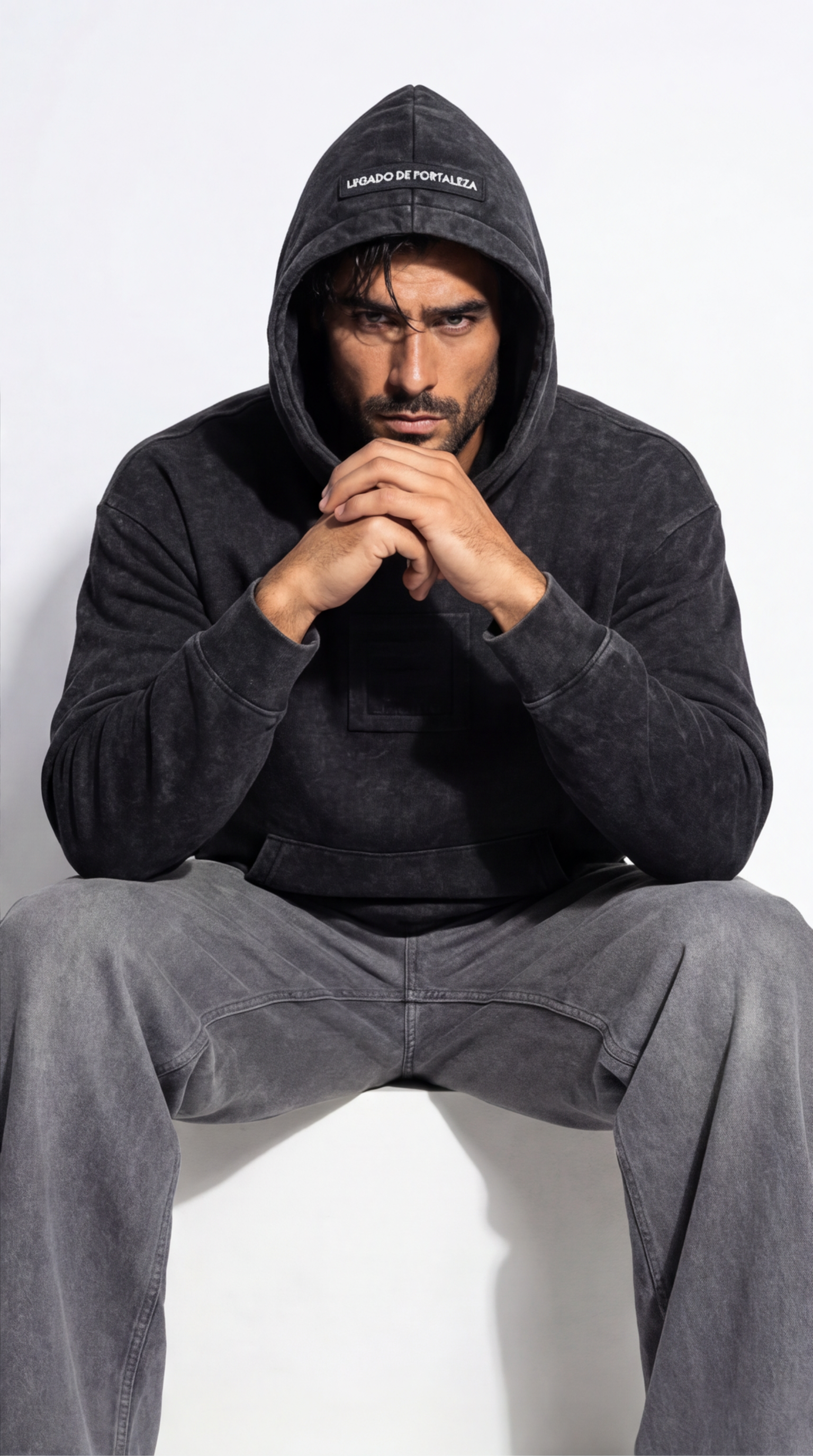 Sudadera Oversize Praetorium Onyx Noctis · Streetwear Premium