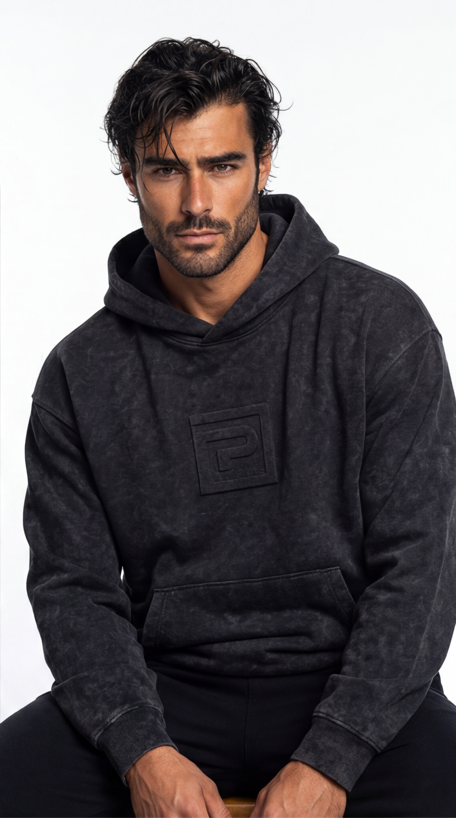 Sudadera Oversize Praetorium Onyx Noctis · Streetwear Premium