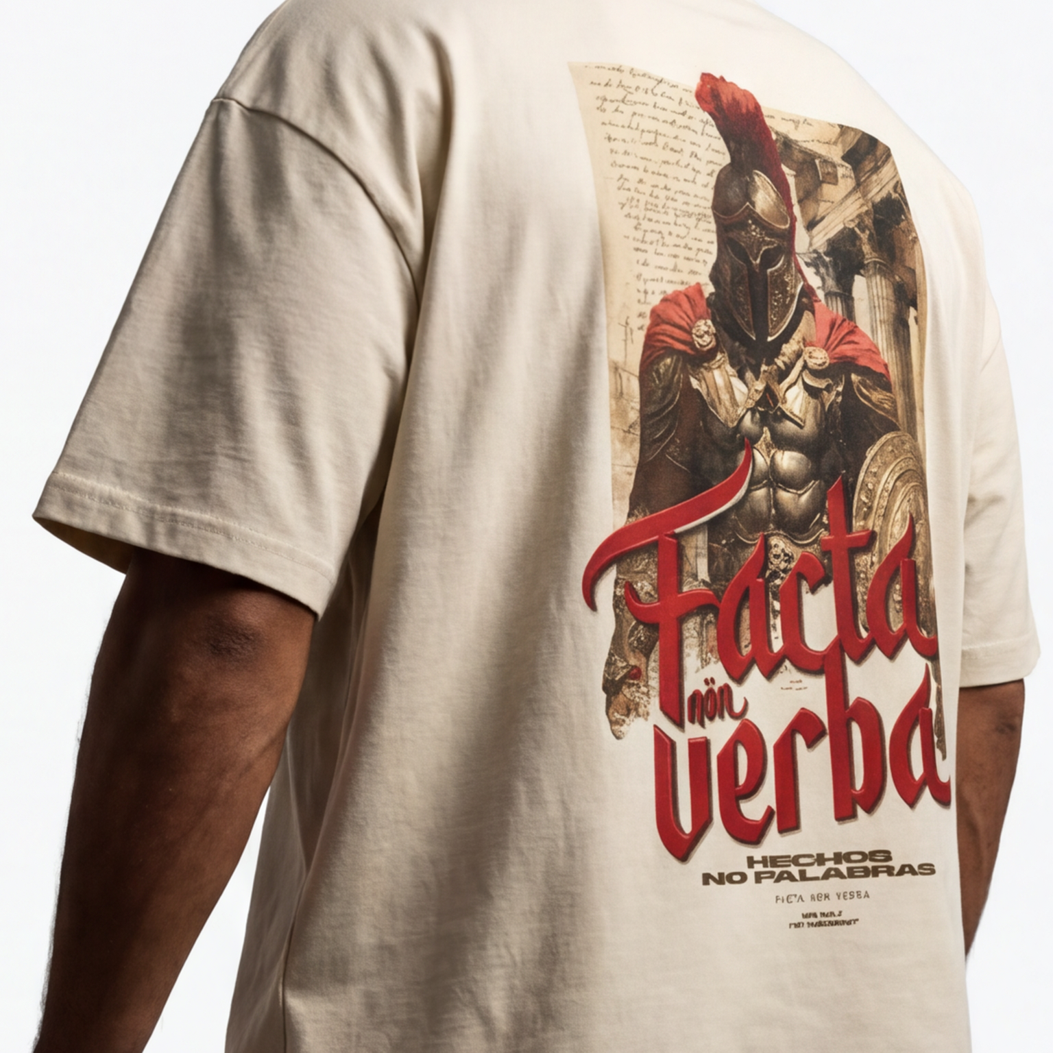 Camiseta Facta Non Verba · Hechos No Palabras