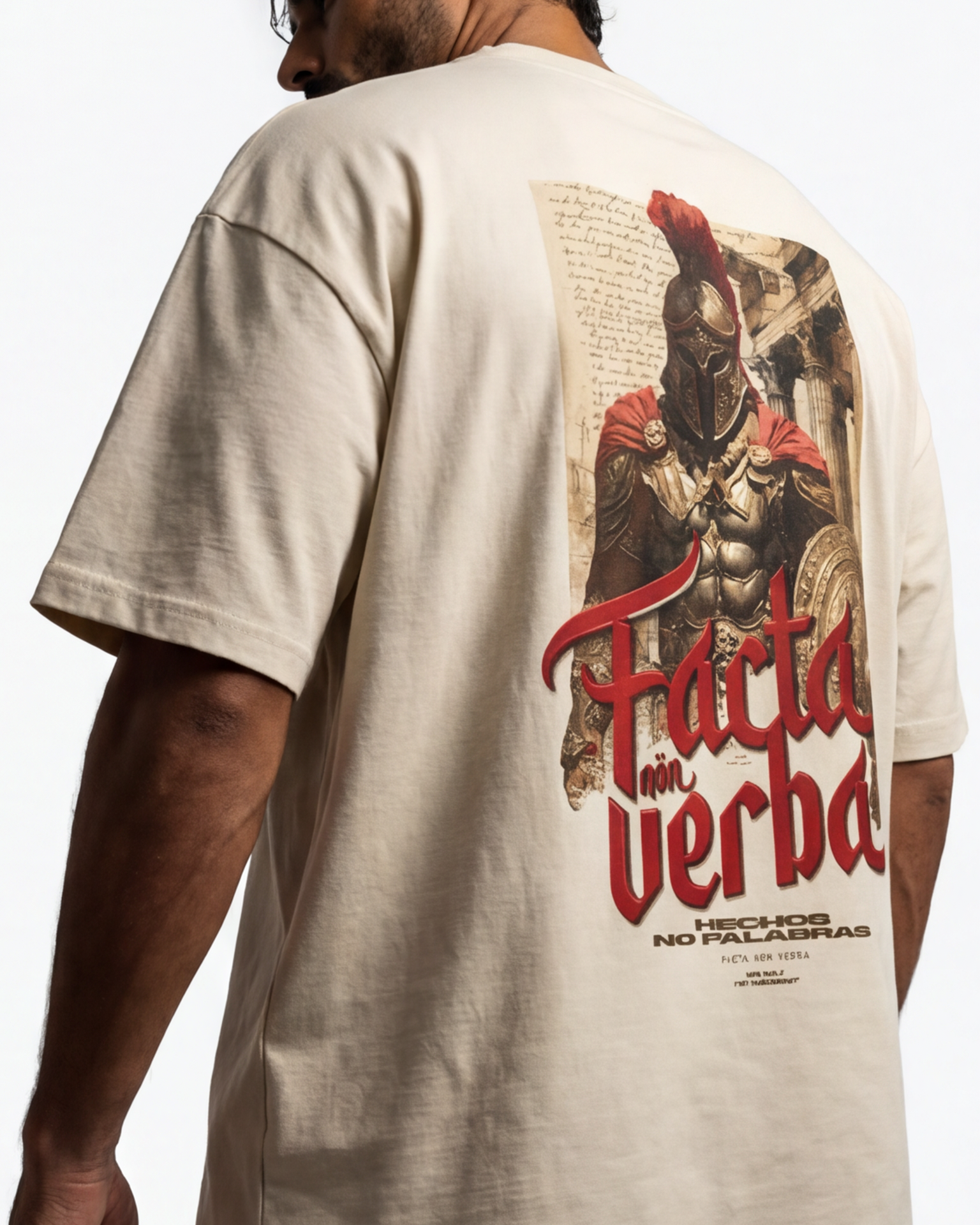 Camiseta Facta Non Verba · Hechos No Palabras