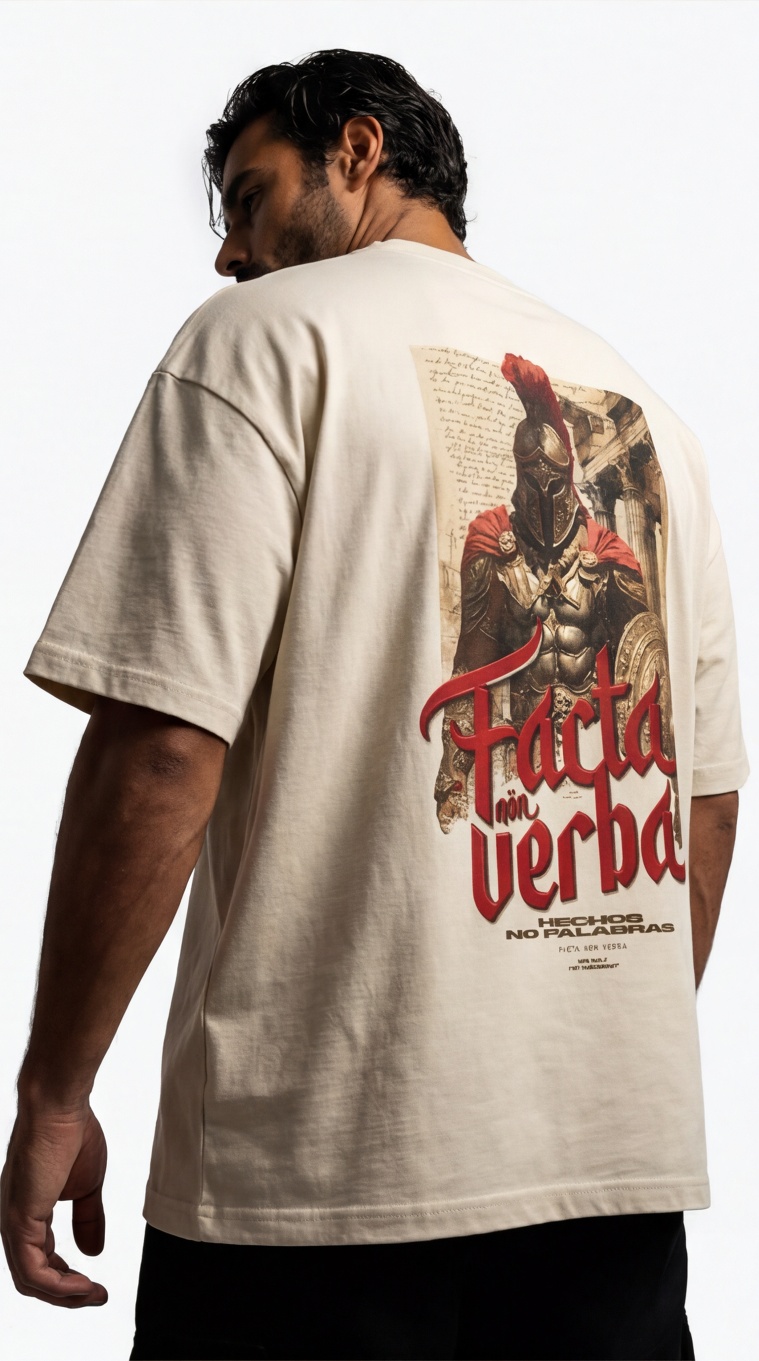 Camiseta Facta Non Verba · Hechos No Palabras