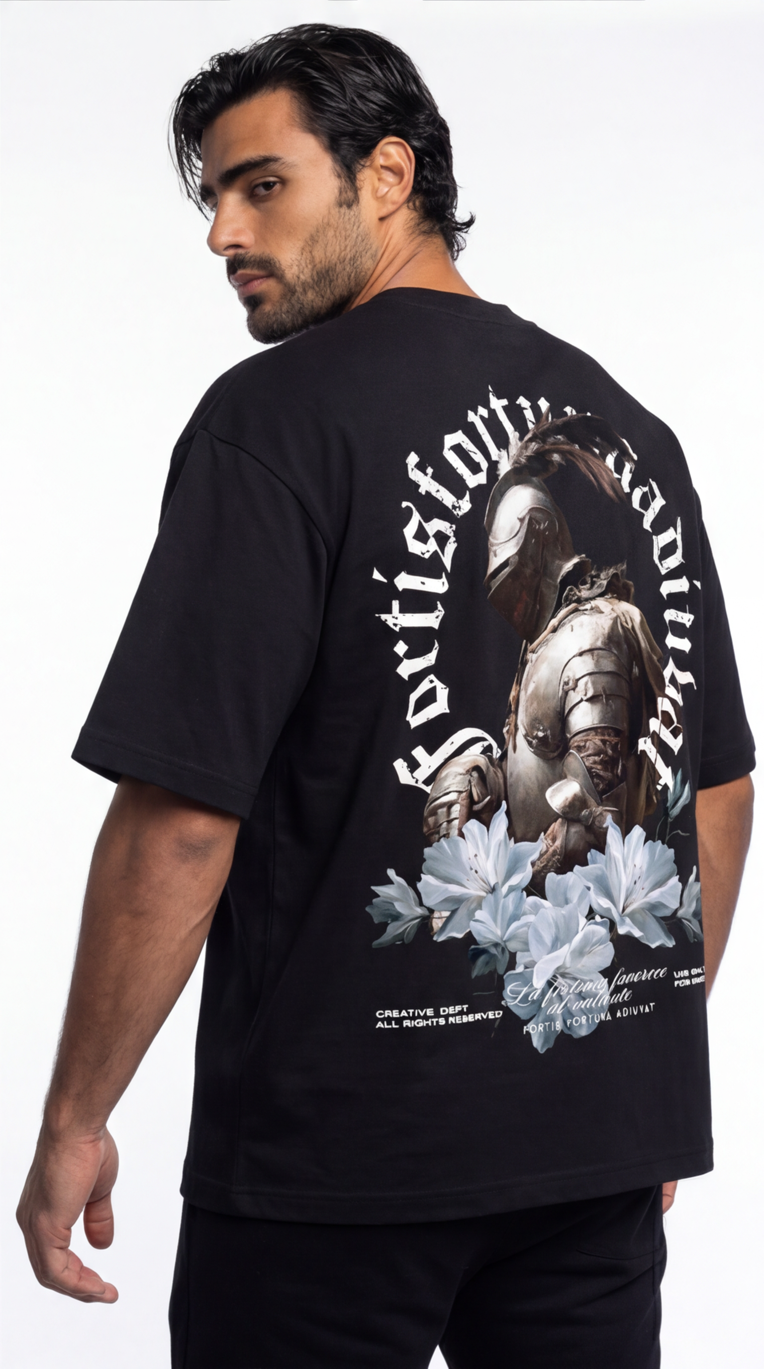 Camiseta Fortis Fortuna Adiuvat · Frase Latina Streetwear