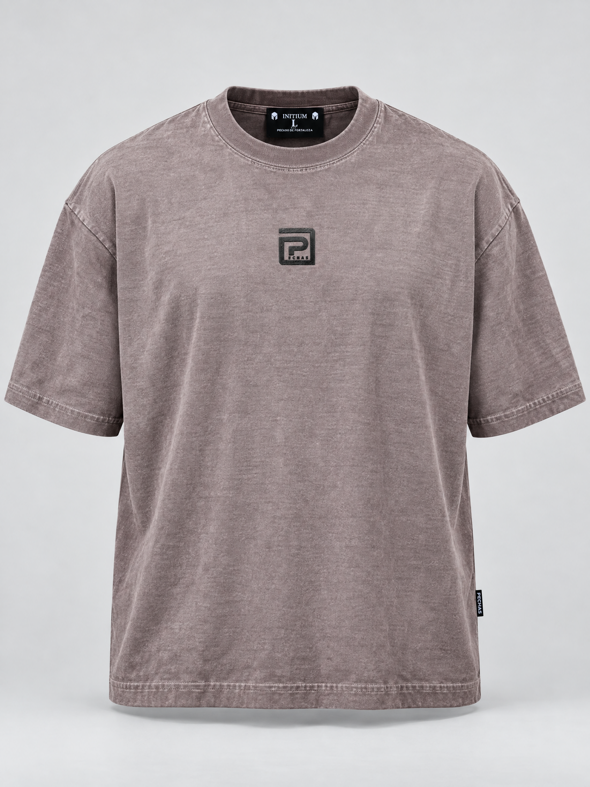 Faith Over Fear Gris topo - frontal de la camiseta