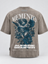 Memento Audere Semper Verde Acid Wash - espalda de la camiseta