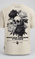 Faith Over Fear Beige - frontal de la camiseta