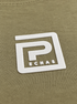 Memento Audere Semper Verde Militar - detalle del logo frontal