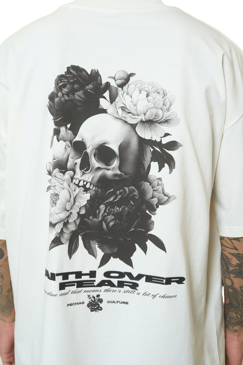 Camiseta Faith Over Fear - Fe antes que Miedo | Mensaje Motivacional - ® PECHAS