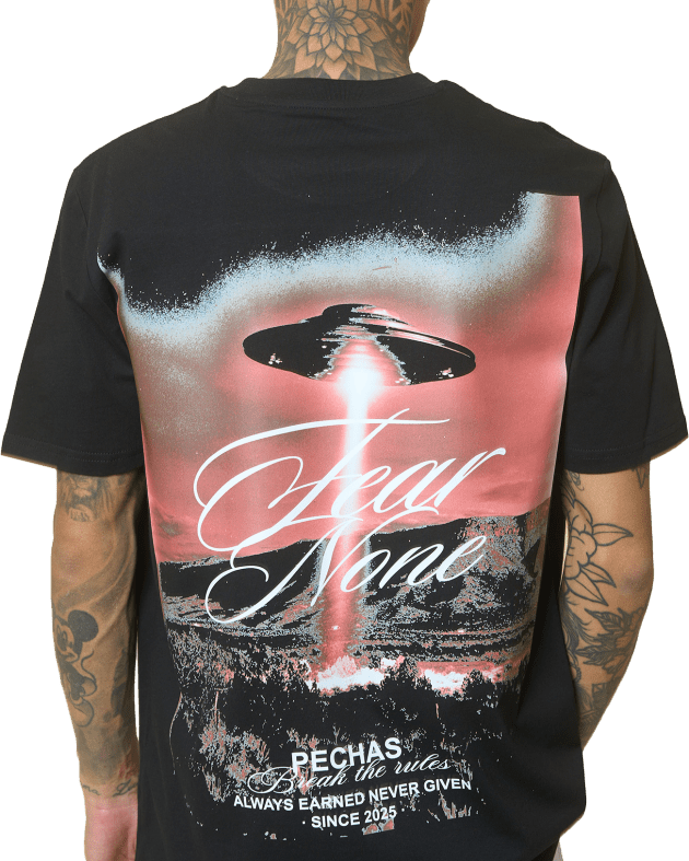 Camiseta Fear None - No Temas a Nada | Mensaje Motivacional de Valentía - ® PECHAS