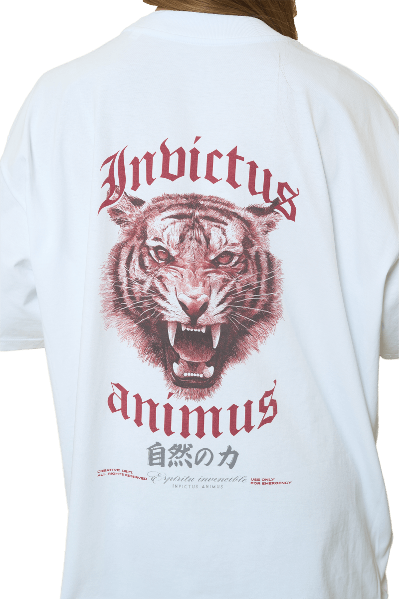 Camiseta Invictus Animus - Mente Inconquistable | Mensaje Motivacional - ® PECHAS