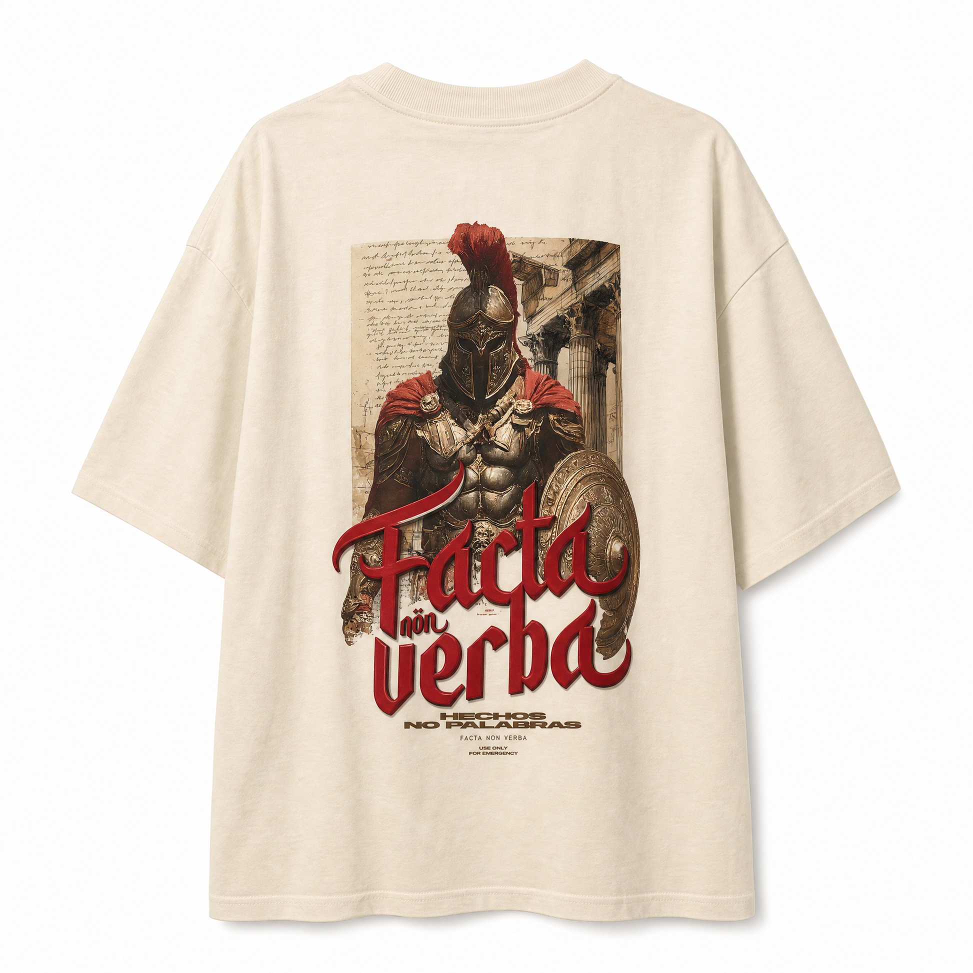 Camiseta Facta Non Verba · Hechos No Palabras