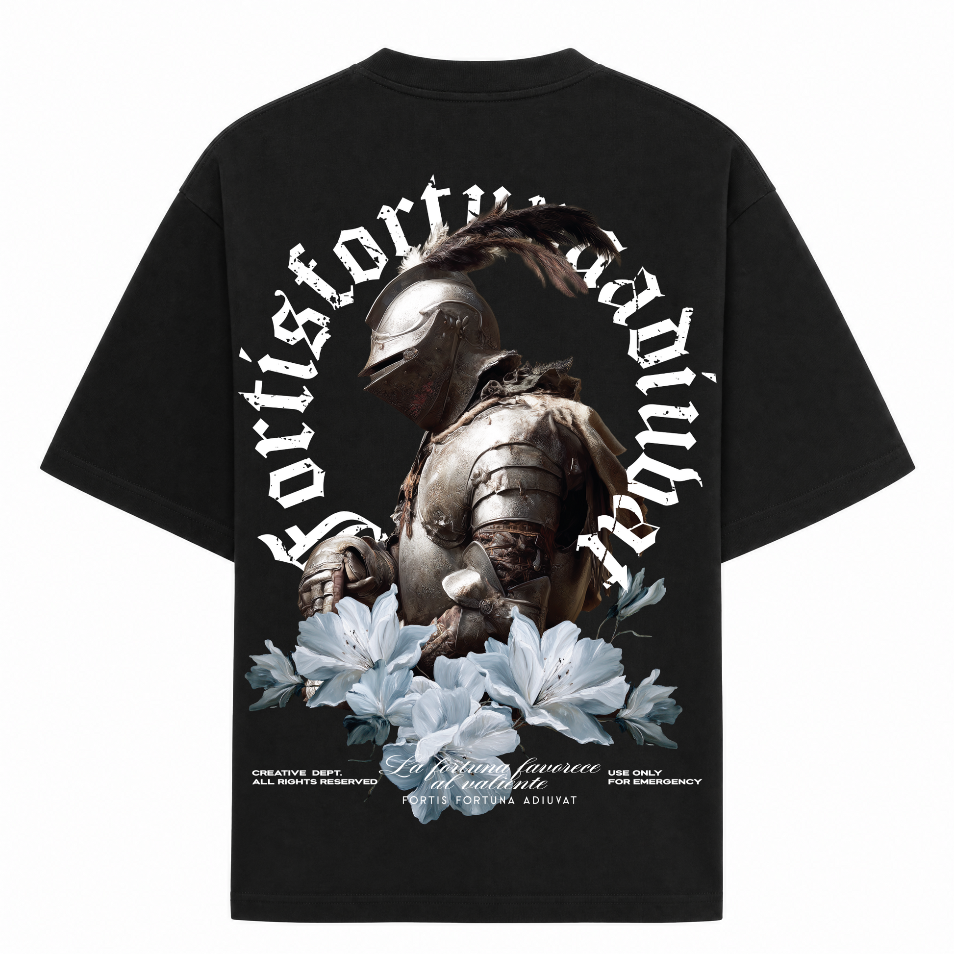 Camiseta Fortis Fortuna Adiuvat · Frase Latina Streetwear