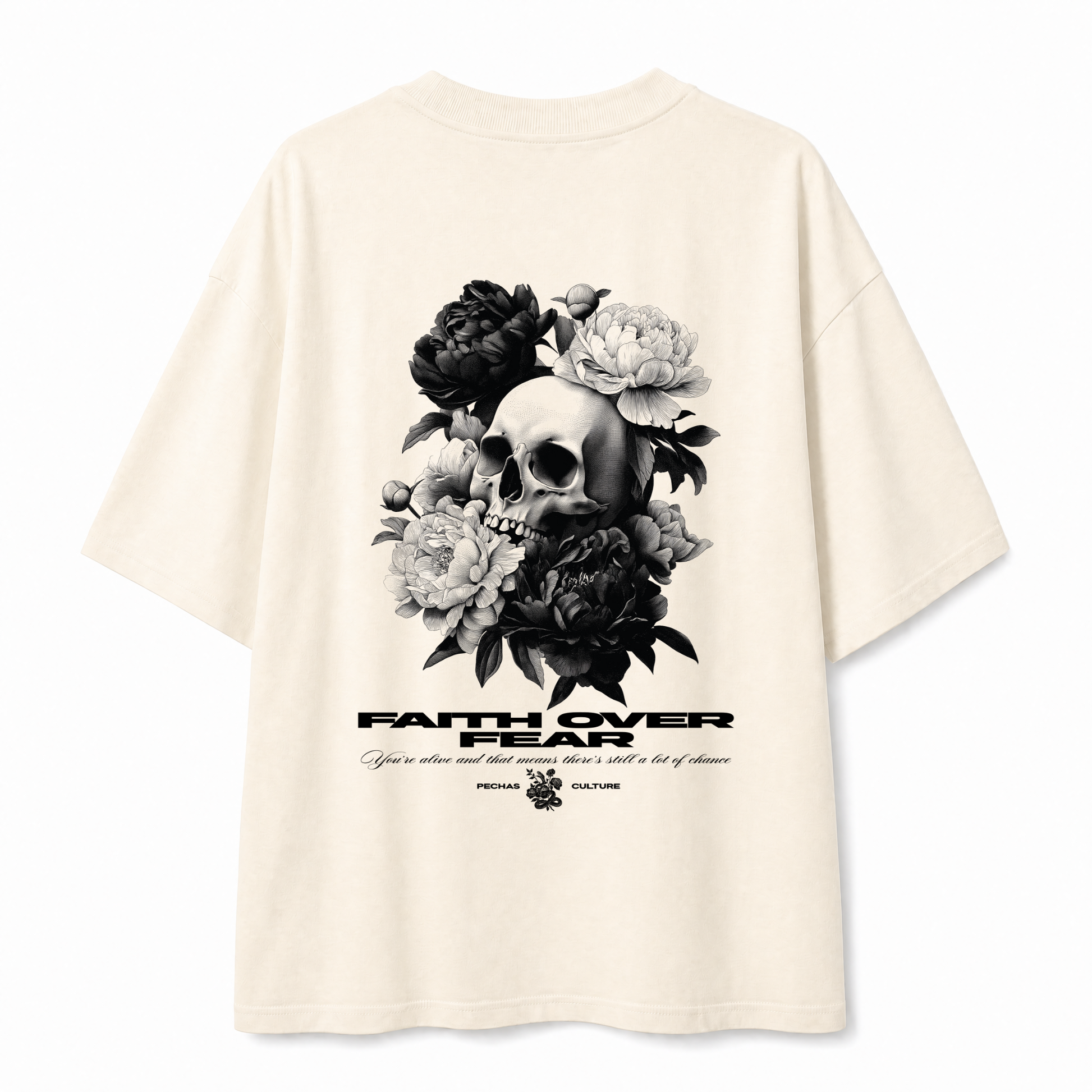 Camiseta Faith Over Fear · Fe Antes Que Miedo