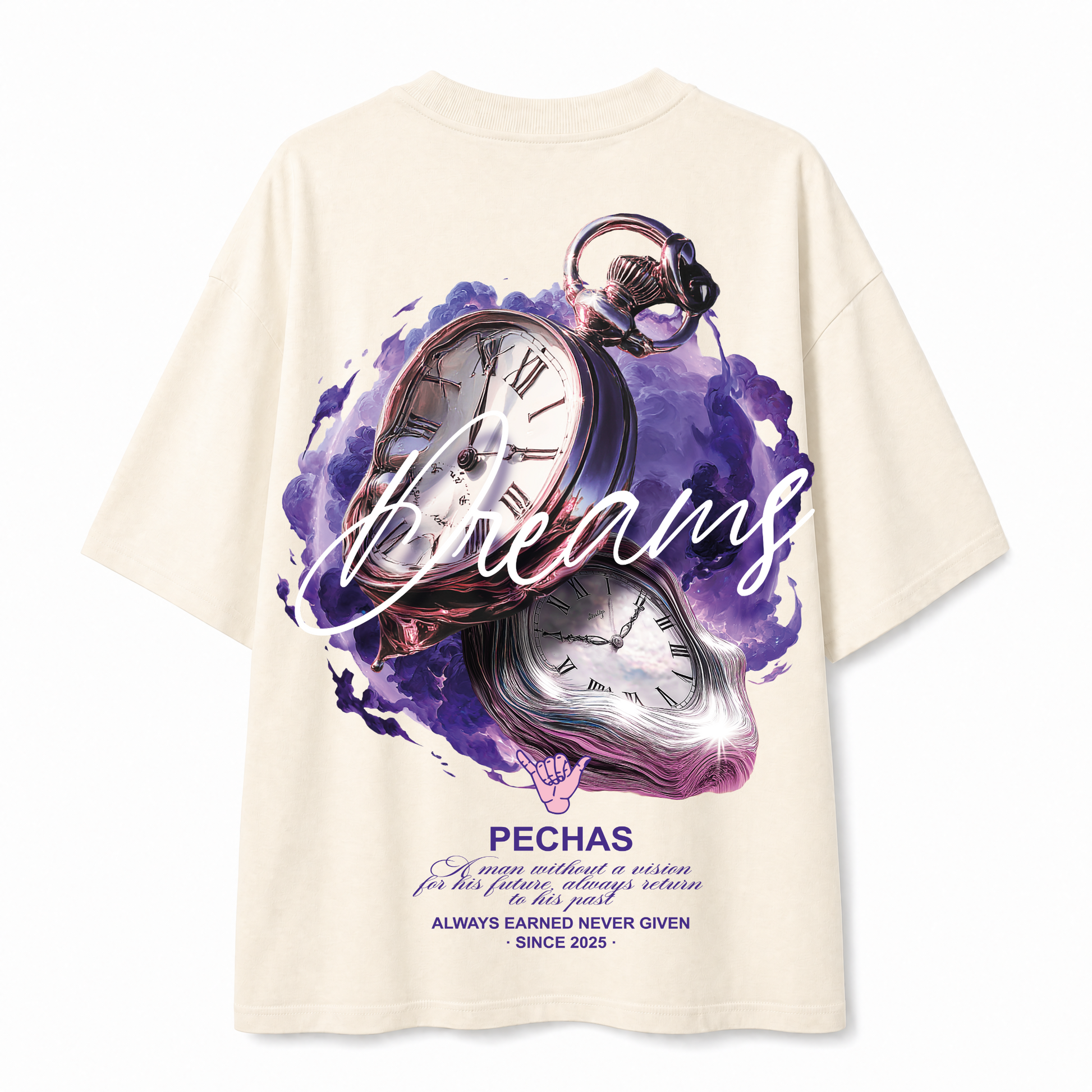 Camiseta Dreams · Camiseta Motivacional Streetwear