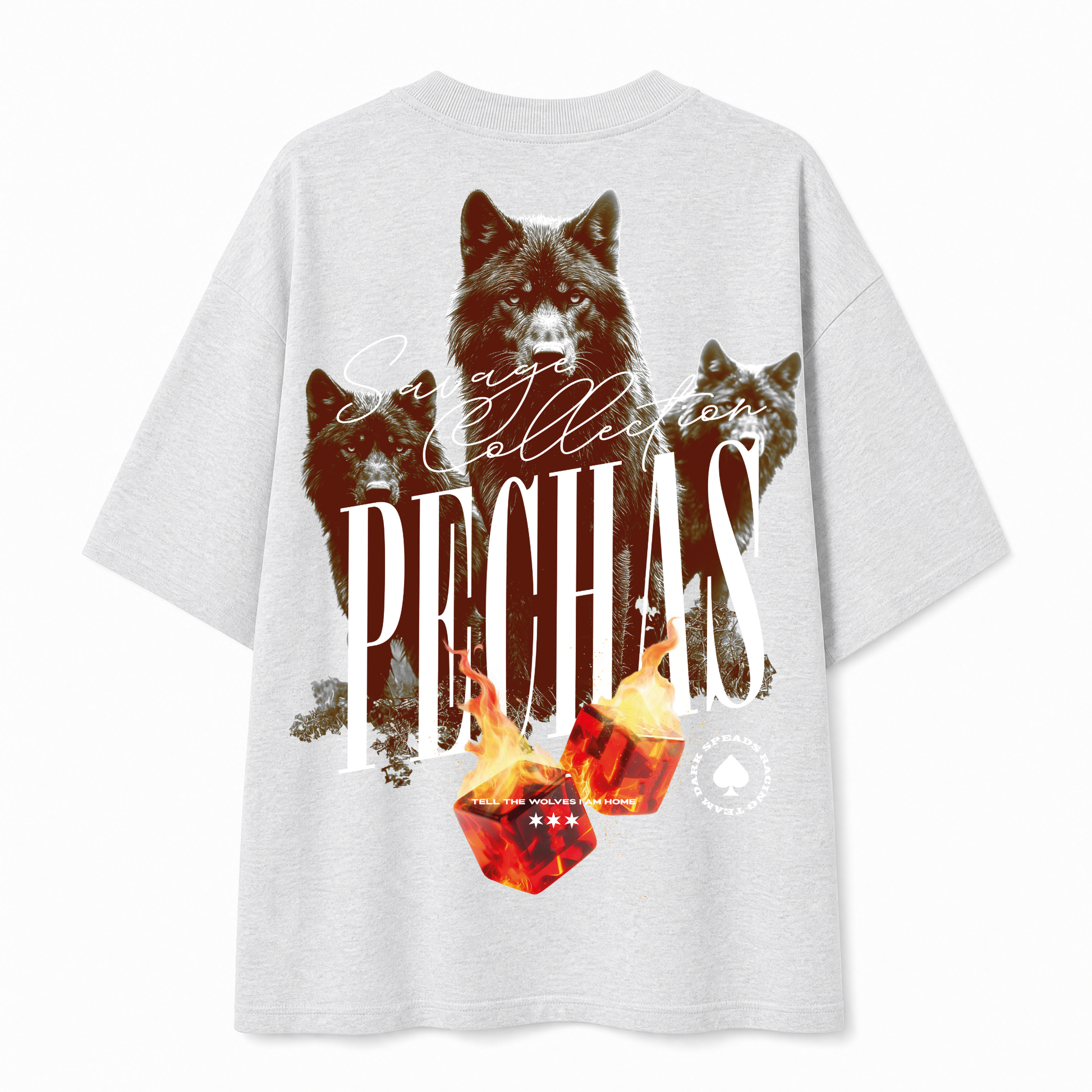 Camiseta Naciste con Fuego en el Pecho · Frase Motivacional