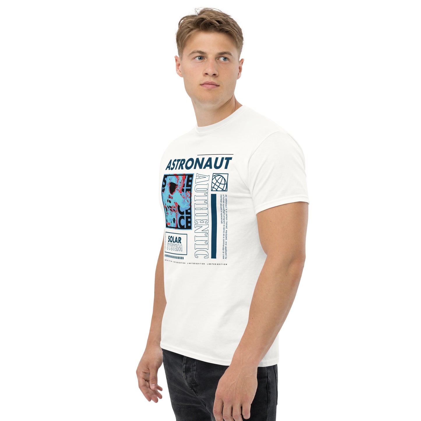 Camiseta clásica hombre astronauta